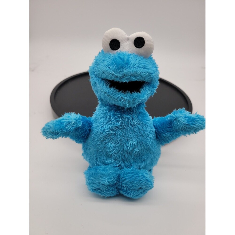 Sesame Street Cookie Monster Plush Hasbro 2013 Blue Stuffed Animal Toy 10 inch